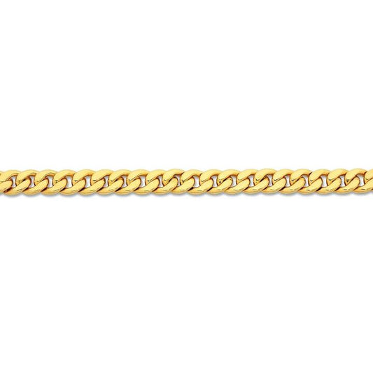 Image of Necklaces. Productname: 9kt Yellow Gold Silver Infused Necklace 60cm in Gold colour by brand - Bevilles