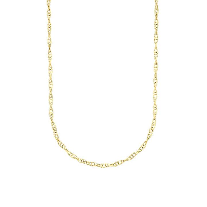 Image of Necklaces. Product name - 50cm Solid Singapore Chain in 9kt Yellow Gold in colour by brand - Bevilles