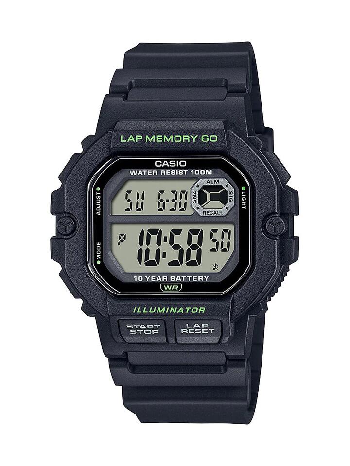 Image of Watches. Productname: Casio Black Watch WS-1400H-1AV in Watch colour by brand - Casio