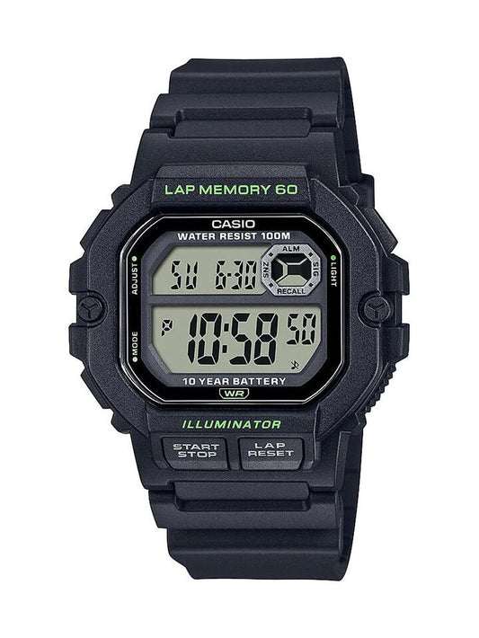 Image of Watches. Productname: Casio Black Watch WS-1400H-1AV in Watch colour by brand - Casio