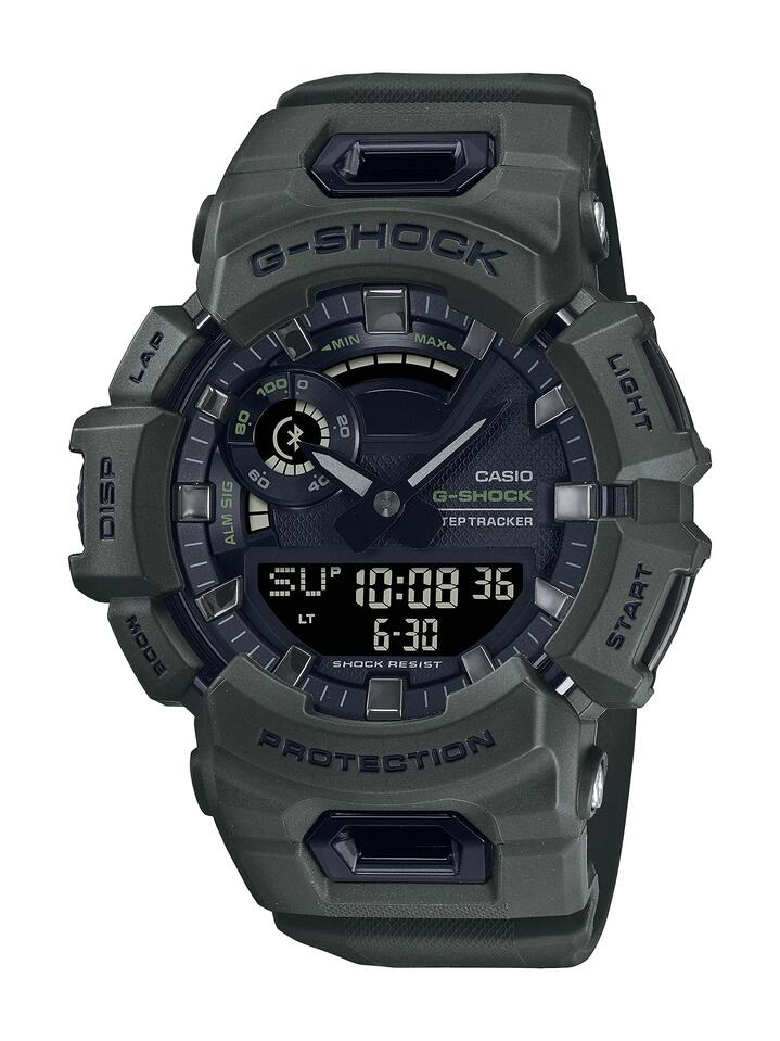 Image of Watches. Productname: Casio G Shock Green Watch GBA-900UU-3A in Watch colour by brand - Casio