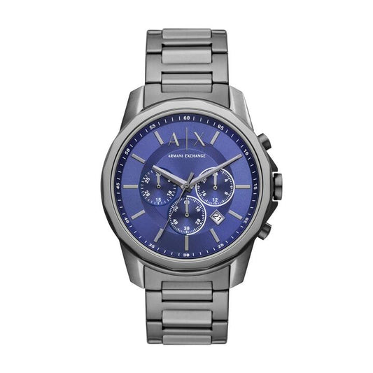 Image of Watches. Productname: Armani Exchange Banks Blue and Grey Men's Watch AX1731 in Watch colour by brand - Armani Exchange