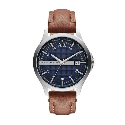 Image of Watches. Productname: Armani Exchange Men's Leather Watch - AX2133 in Watch colour by brand - Armani Exchange