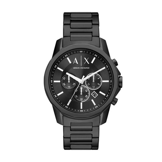 Image of Watches. Productname: Armani Exchange Banks Black Men's Watch AX1722 in Watch colour by brand - Armani Exchange