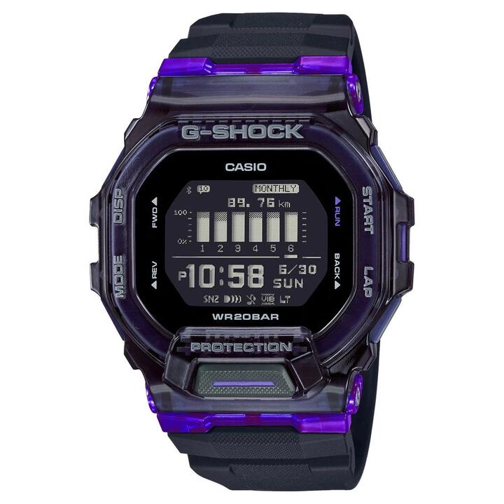 Image of Watches. Product name - Casio G-Shock G Squad Purple Watch GBD-200SM-1A6 in colour by brand - Casio