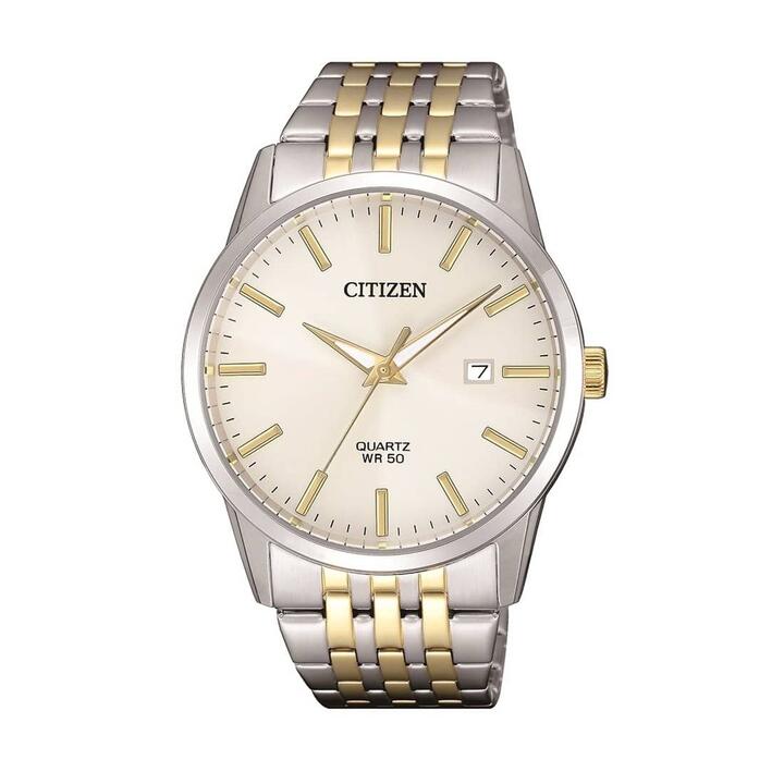 Image of Watches. Productname: Citizen Men's Two Tone Stainless Steel Watch Model BI5006-81P in Watch colour by brand - Citizen