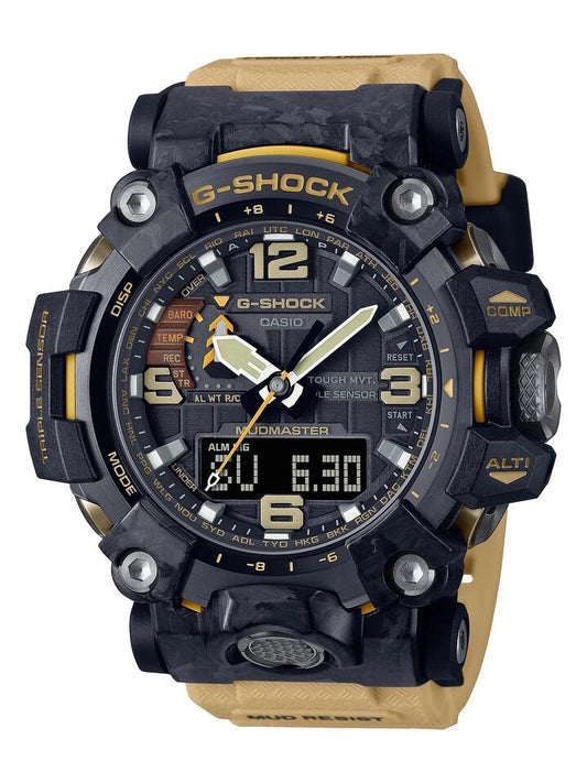 Image of Watches. Productname: Casio Mudmaster Black and Brown Watch GWG-2000-1A5 in Watch colour by brand - Casio