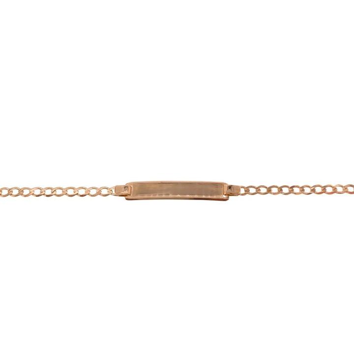Image of Bracelets. Productname: Children's 9kt Yellow Gold ID Bracelet in Gold colour by brand - Bevilles