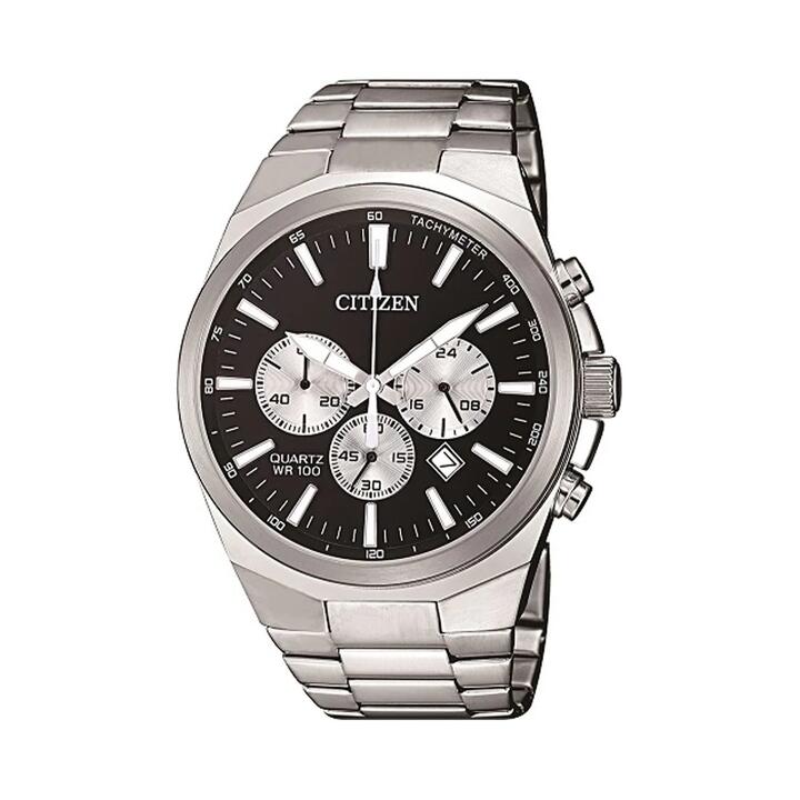 Image of Watches. Productname: Citizen Men's Chronograph Silver Stainless-Steel Watch Model AN8170-59E in Watch colour by brand - Citizen