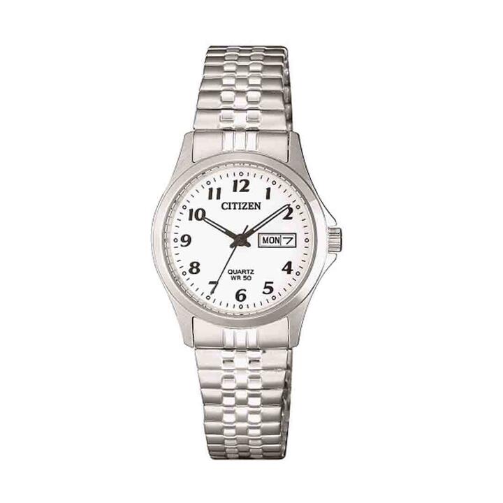 Image of Watches. Product name - Citizen Ladies Silver Watch EQ2000-96A in colour by brand - Citizen