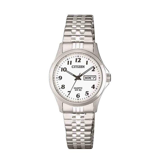 Image of Watches. Product name - Citizen Ladies Silver Watch EQ2000-96A in colour by brand - Citizen