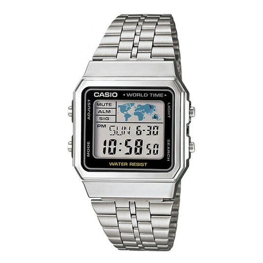 Image of Watches. Productname: Casio Vintage Series Digital Watch A500WA-1DF in Watch colour by brand - Casio