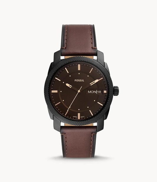 Image of Watches. Productname: Fossil Machine Brown Men's Watch FS5901 in Watch colour by brand - Fossil