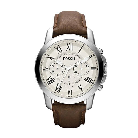 Image of Watches. Productname: Fossil Men's Leather Watch Model - FS4735 in Watch colour by brand - Fossil