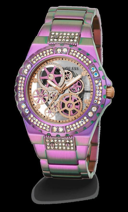 Image of Watches. Productname: Guess Reveal Iridescent Women's Watch GW0302L3 in Watch colour by brand - Guess
