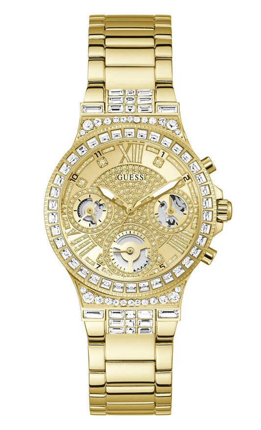 Image of Watches. Productname: Guess Moonlight Gold Watch GW0320L2 in Watch colour by brand - Guess