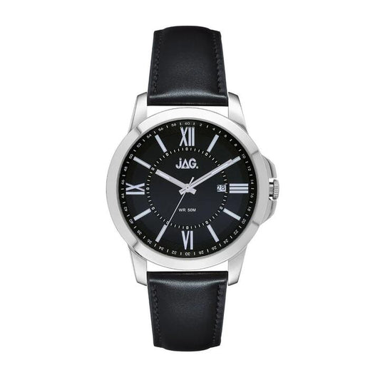 Image of Watches. Productname: JAG Black Xavier Watch J2154 in Watch colour by brand - JAG