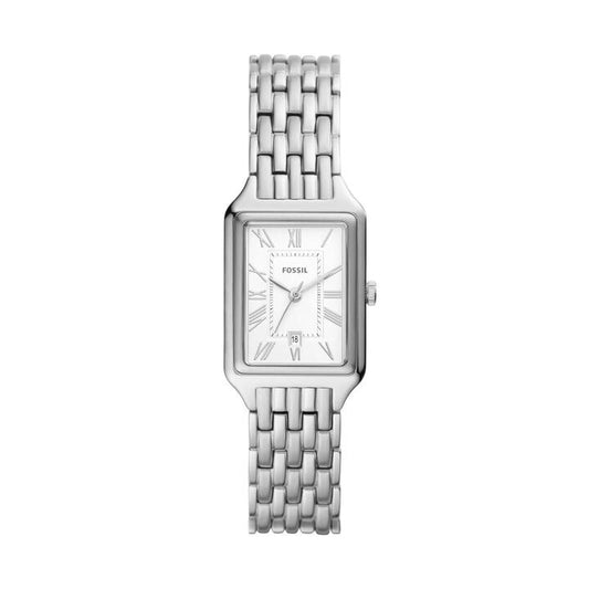 Image of Watches. Product name - Fossil Raquel Silver Tone Watch ES5221 in colour by brand - Fossil
