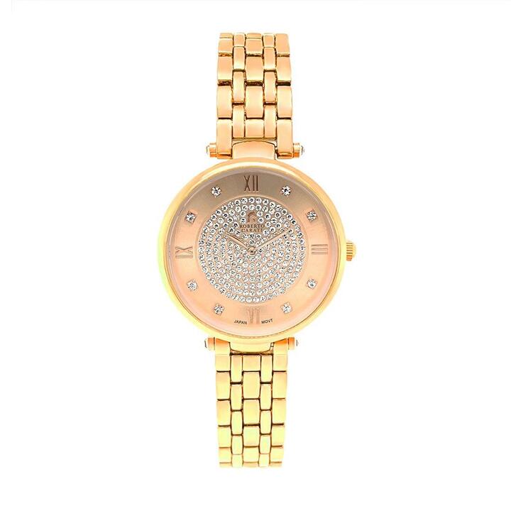 Image of Watches. Productname: Roberto Carati Charli Crystal Gold Women's Watch M9086-V3 in Watch colour by brand - Roberto Carati