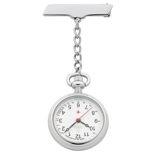 Image of Watches. Productname: Roberto Carati Silver Tone Nurses Watch in colour by brand - Roberto Carati