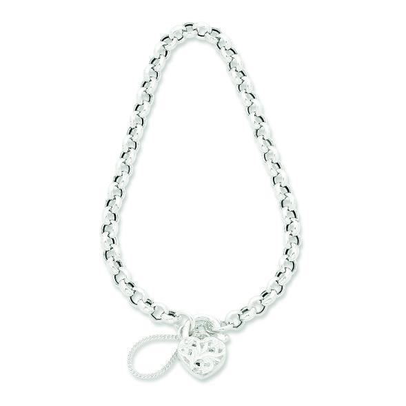 Image of Bracelets. Productname: 19cm Sterling Silver Bracelet in Silver colour by brand - Bevilles