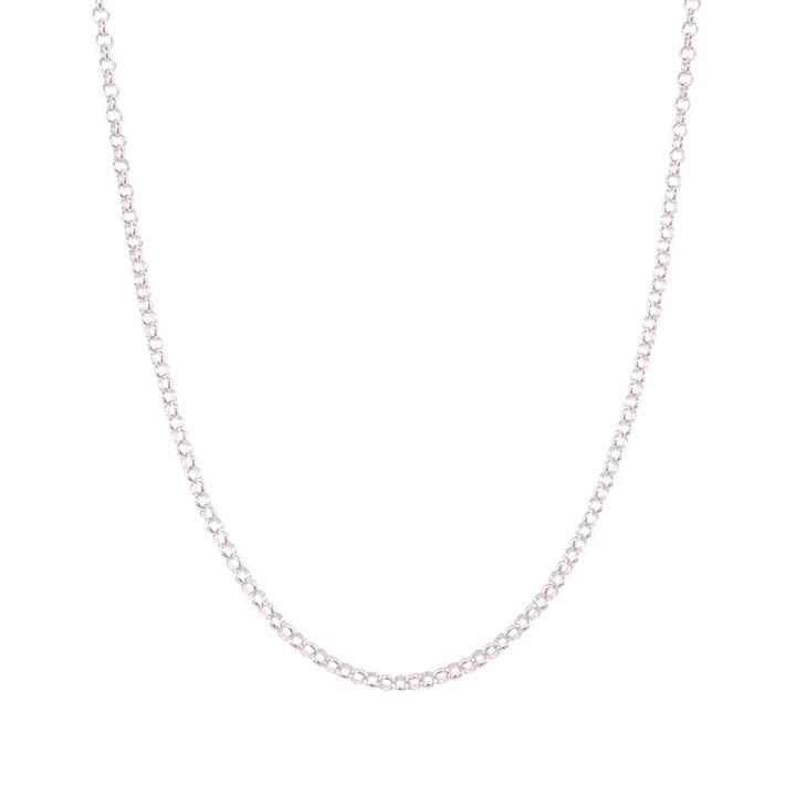 Image of Charms. Product name - 45cm 1mm-1.5mm Belcher Chain Necklace in Sterling Silver in colour by brand - Bevilles