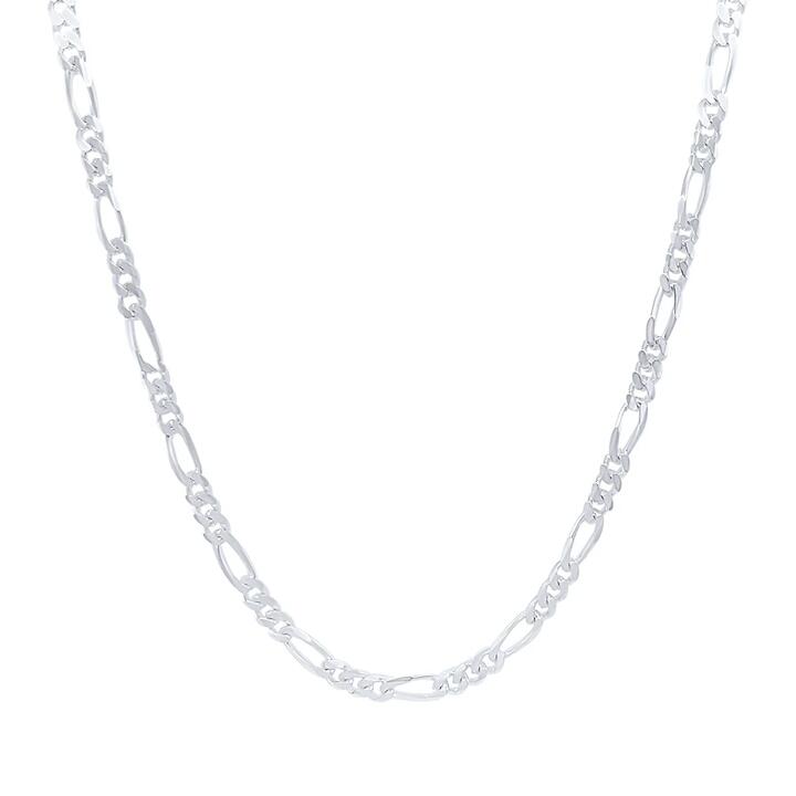 Image of Necklaces. Product name - 55cm 3.3mm Width Diamond Cut Figaro Necklace in Sterling Silver in colour by brand - Bevilles
