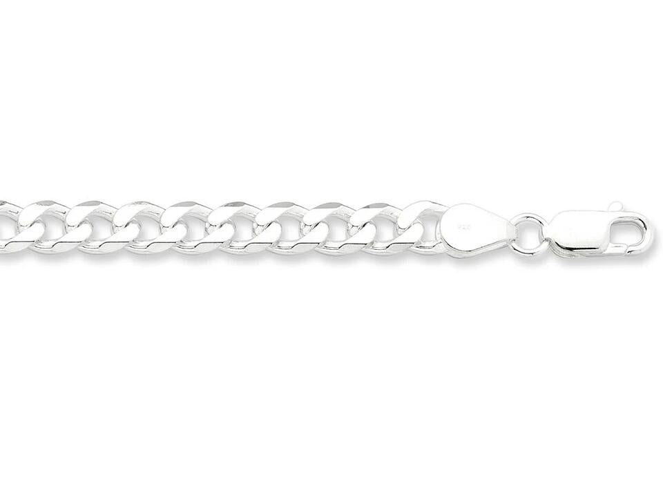 Image of Necklaces. Productname: 50cm Sterling Silver Curb Necklace in Silver colour by brand - Bevilles