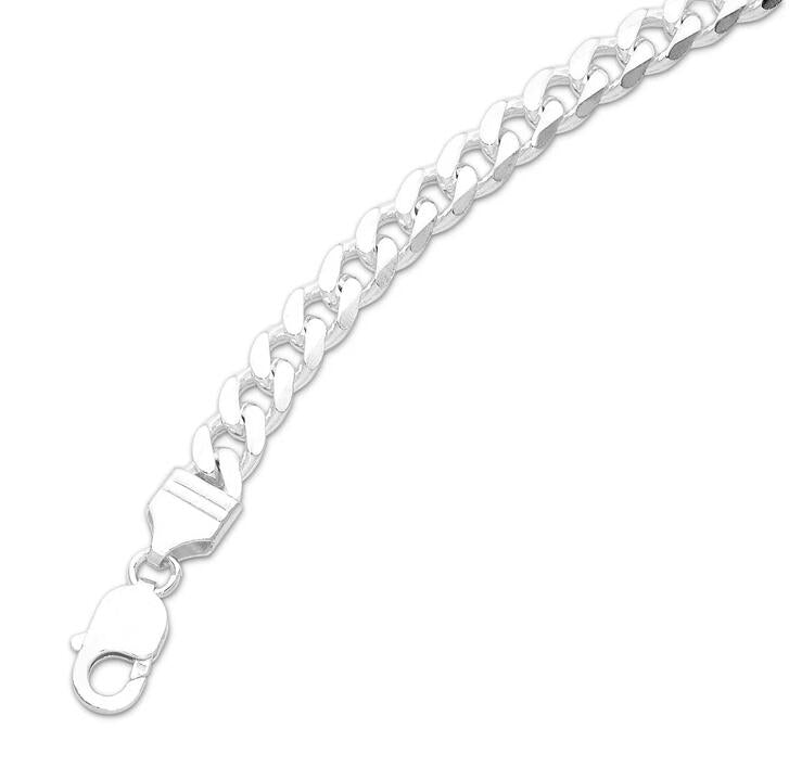Image of Necklaces. Productname: 55cm Sterling Silver Curb Chain Necklace in Silver colour by brand - Bevilles