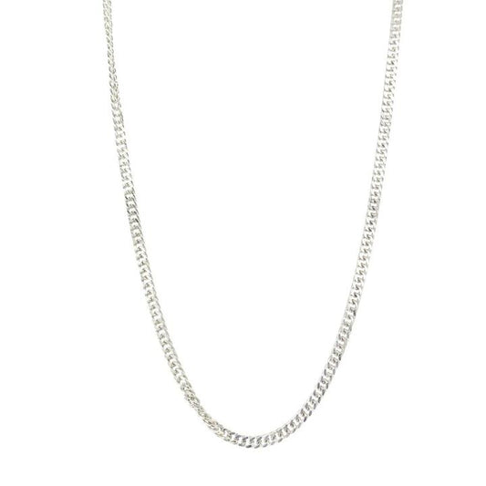 Image of Necklaces. Productname: 70cm 2mm Width Tight Curb Chain Necklace in Sterling Silver in colour by brand - Bevilles