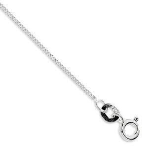 Image of Necklaces. Product name - 50cm Fine Curb Chain Necklace in Sterling Silver in colour by brand - Bevilles
