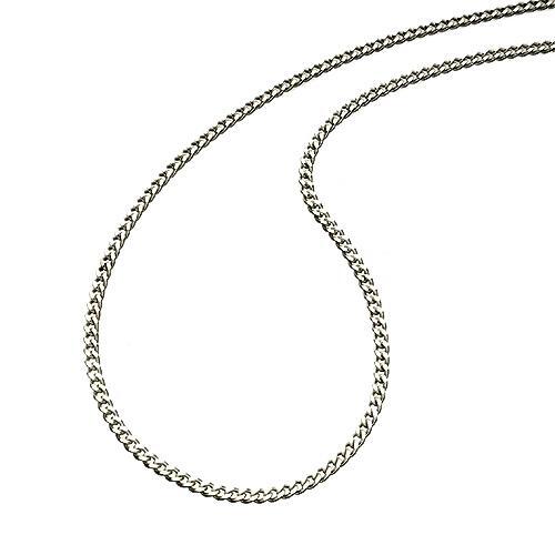 Image of Necklaces. Product name - 50cm Curb Chain Necklace in Sterling Silver in colour by brand - Bevilles