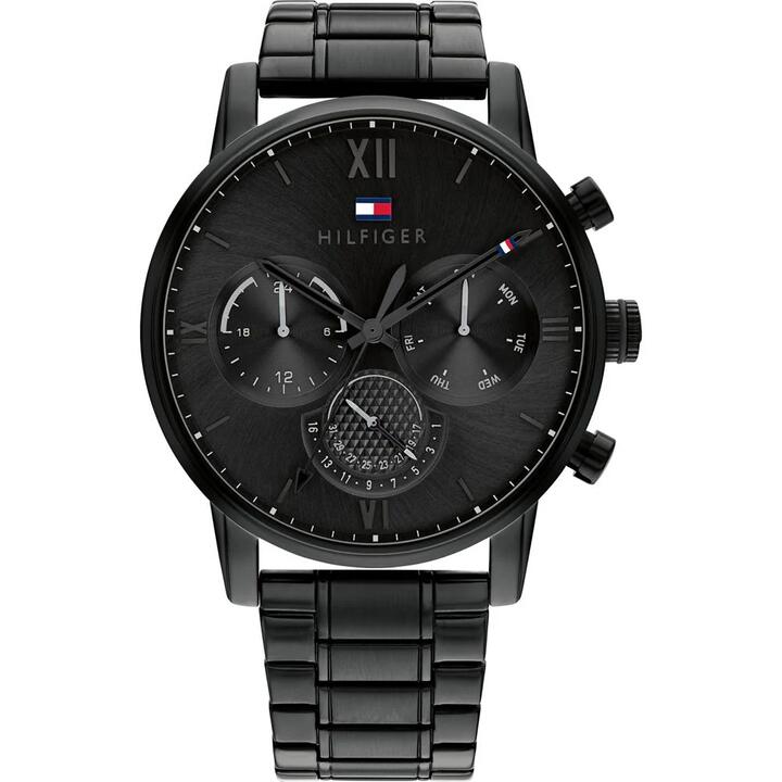 Image of Watches. Productname: Tommy Hilfiger Sullivan Black Men's Watch 1791879 in Watch colour by brand - Tommy Hilfiger