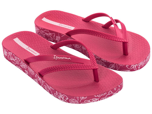 Image of Sandals. Product name - Bossa Soft V Women's Ipanema PINK GRENDENE in Pink colour by brand - IPANEMA