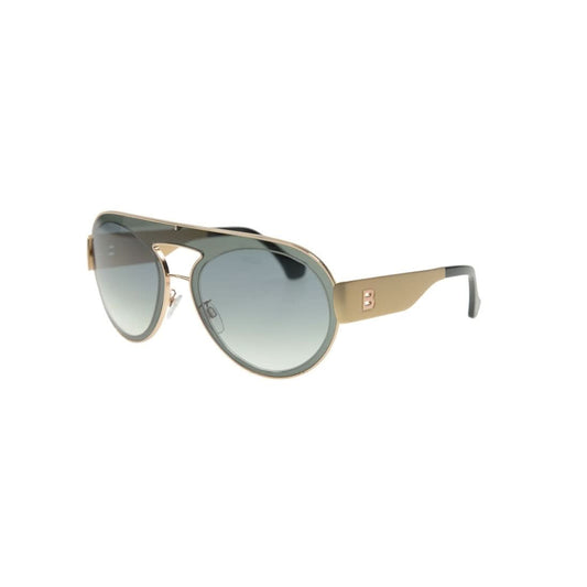 BALENCIAGA Curved Lenses Sunglasses (Navy)