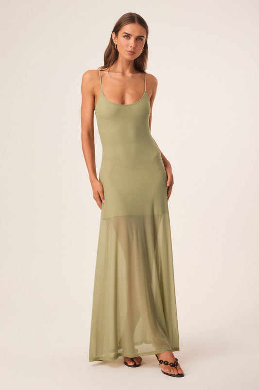SNDYS ALESSANDRA MAXI DRESS (Khaki)