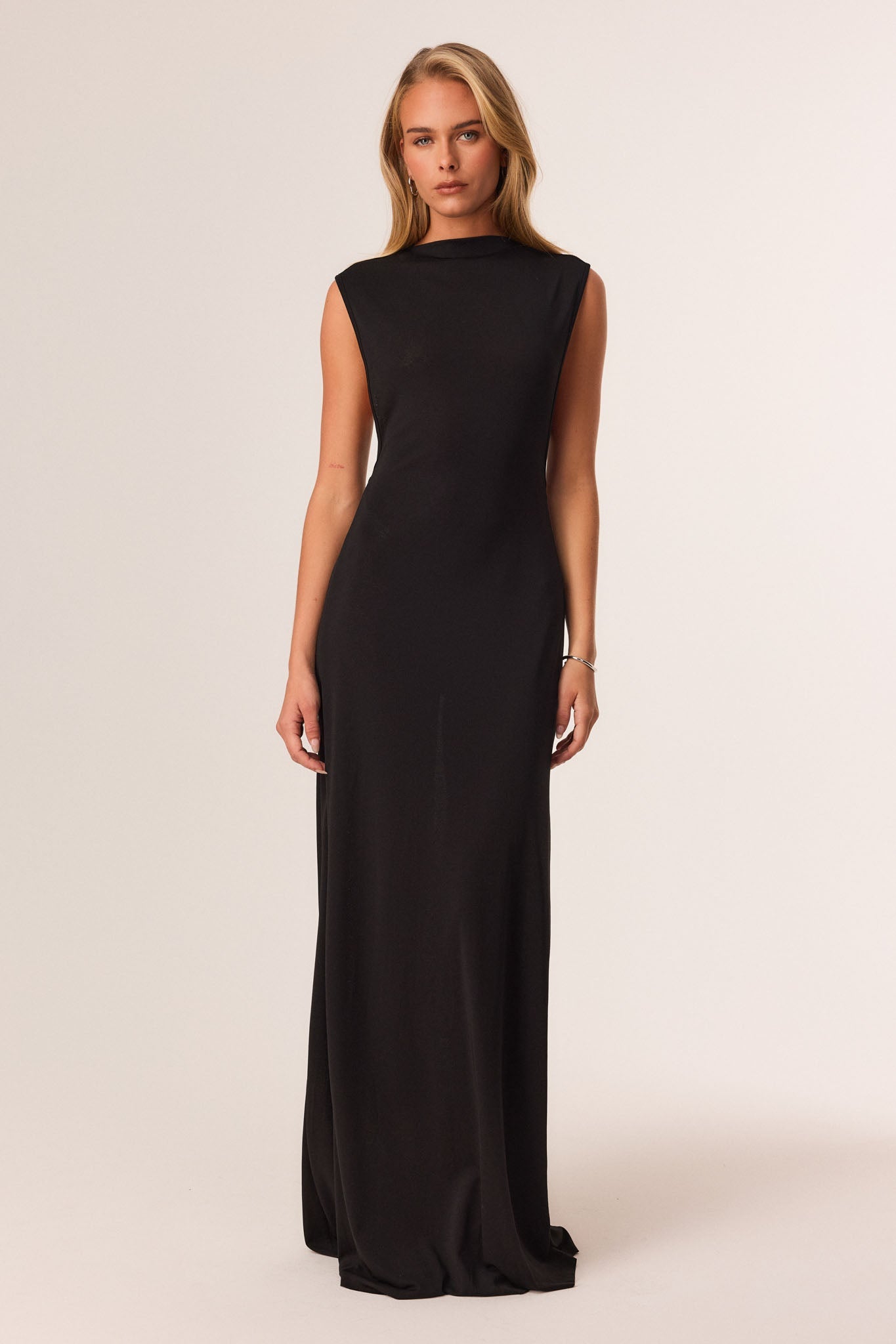 Image of Dresses. Productname: SNDYS ROXY MAXI DRESS in Black colour by brand - SNDYS