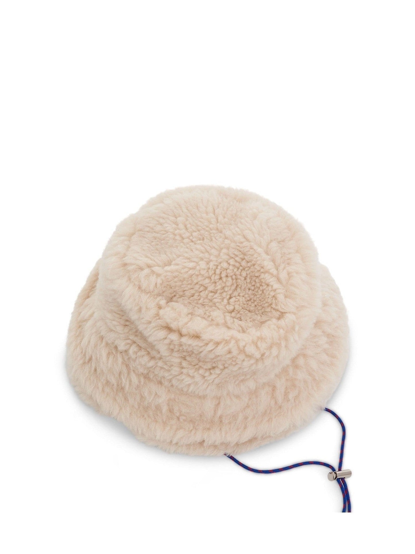 SACAI Double Brim Faux Shearling (White)