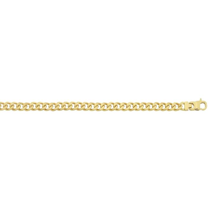 Image of Necklaces. Productname: 55cm Yellow Stainless Steel Curb Chain Necklace in Silver colour by brand - Bevilles