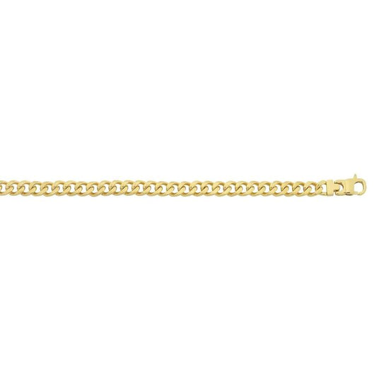 Image of Necklaces. Productname: 55cm Yellow Stainless Steel Curb Chain Necklace in Silver colour by brand - Bevilles
