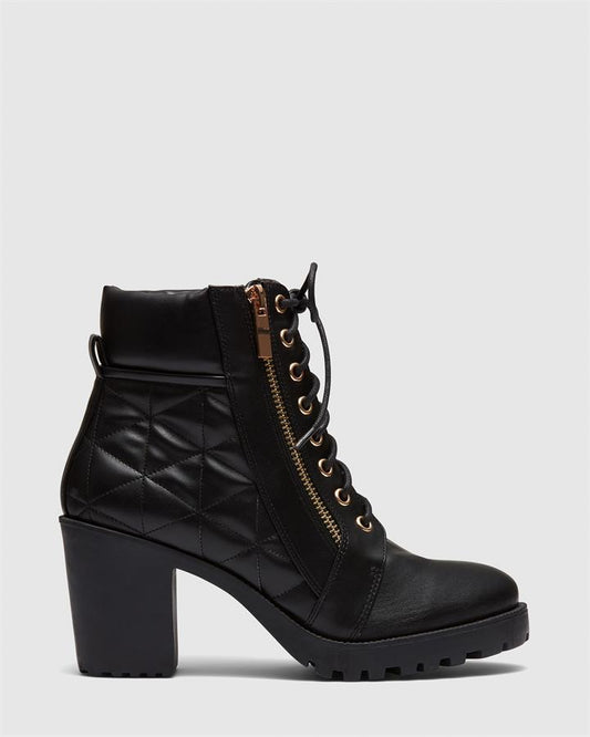 Image of Boots. Product name - Heloise Women's Boot High Heel BLACK Novo Boots in Black colour by brand - NOVO