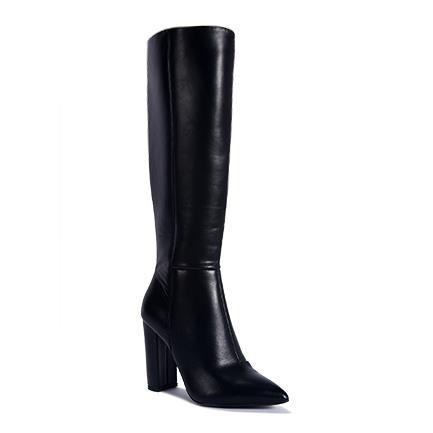 Image of Boots. Product name - Odette Women's Boot High Heel BLACK Novo Boots in Black colour by brand - NOVO