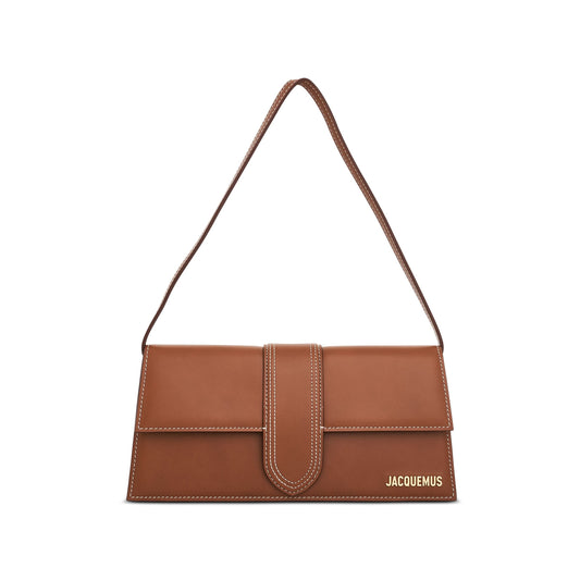 Image of Bags. Productname: JACQUEMUS Le Bambino Long Leather Bag in BROWN colour by brand - JACQUEMUS