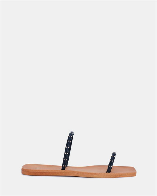 Image of Sandals. Product name - Solaina Women's Thongs BLACK Novo Thongs in Black colour by brand - NOVO