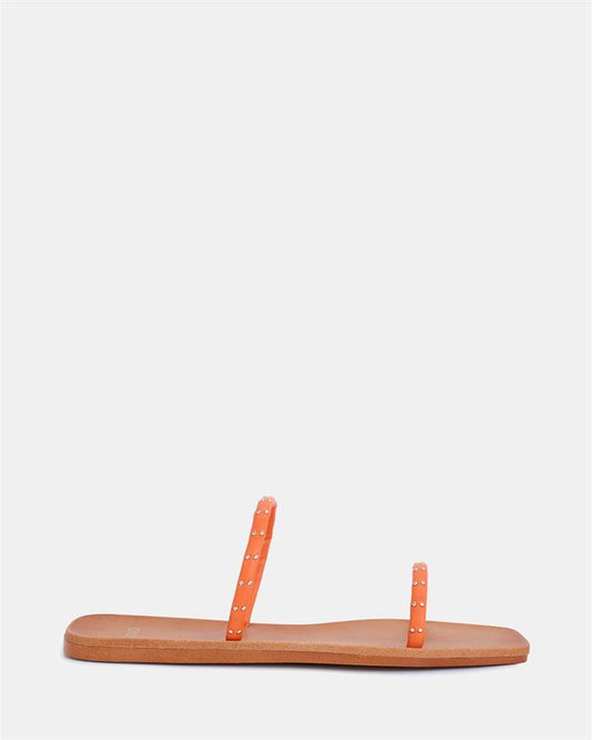 Image of Sandals. Product name - Solaina Women's Thongs PAPAYA Novo Thongs in Papaya colour by brand - NOVO