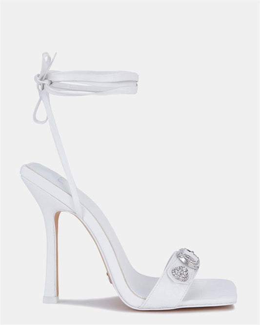 Image of Sandals. Product name - Zaloha Women's Fast Fashion WHITE Novo Sandals in White colour by brand - NOVO