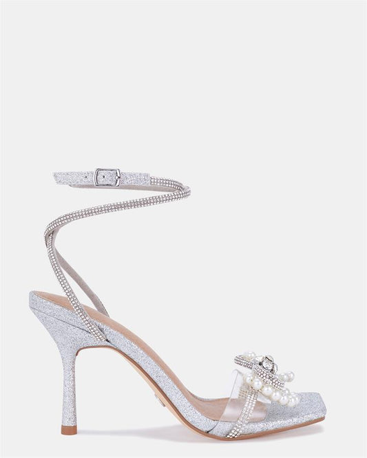 Image of Sandals. Product name - Zorana Luxe Women's Fast Fashion PEARL Novo Sandals in Pearl colour by brand - NOVO