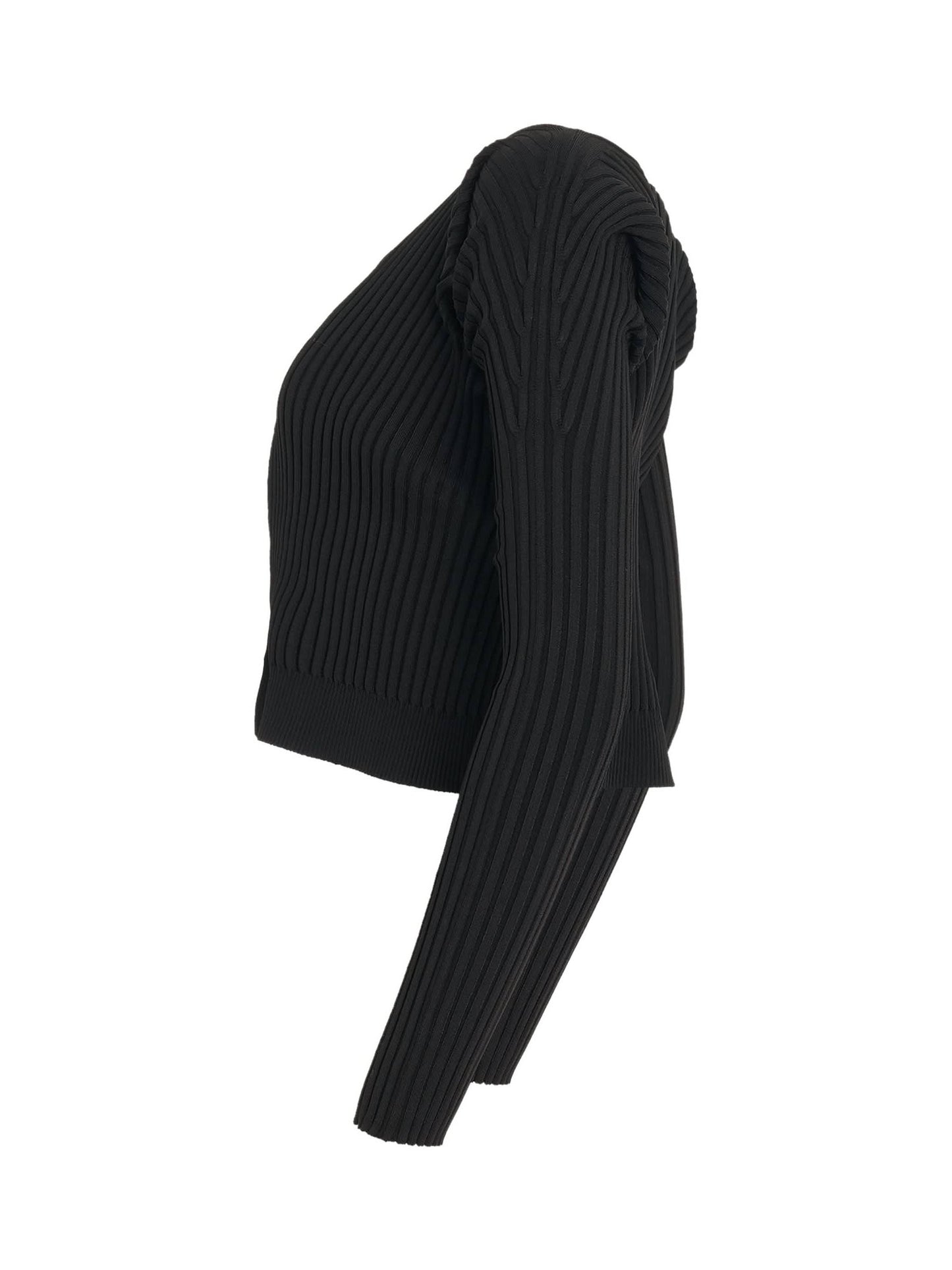 JACQUEMUS Pralu Longue Charm Cardigan (Black)