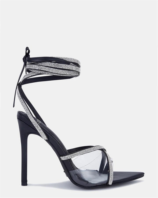 Image of Sandals. Product name - Zinglee Women's Fast Fashion BLACK Novo Sandals in Black colour by brand - NOVO