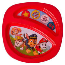 Image of Kitchen & Dining. Product name - The First Years Paw Patrol Open Stock Plate in colour by brand - Toymate